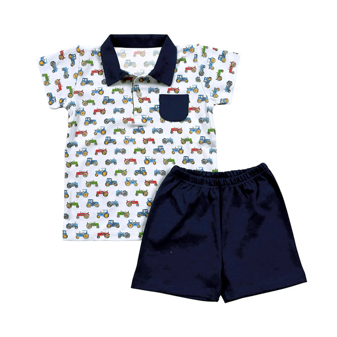 pre -order Car Short Sleeve boy set BSSO1298