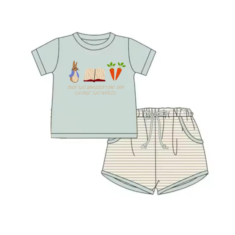 pre -order Easter Bunny Short Sleeve boy set BSSO1300