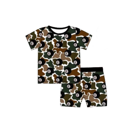 pre -order camo print short Sleeve boy set BSSO1399