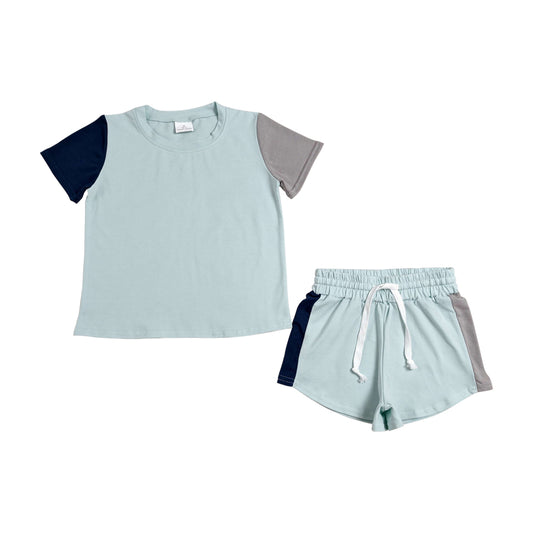 Blue Print Short Sleeve Girls Set BSSO2013