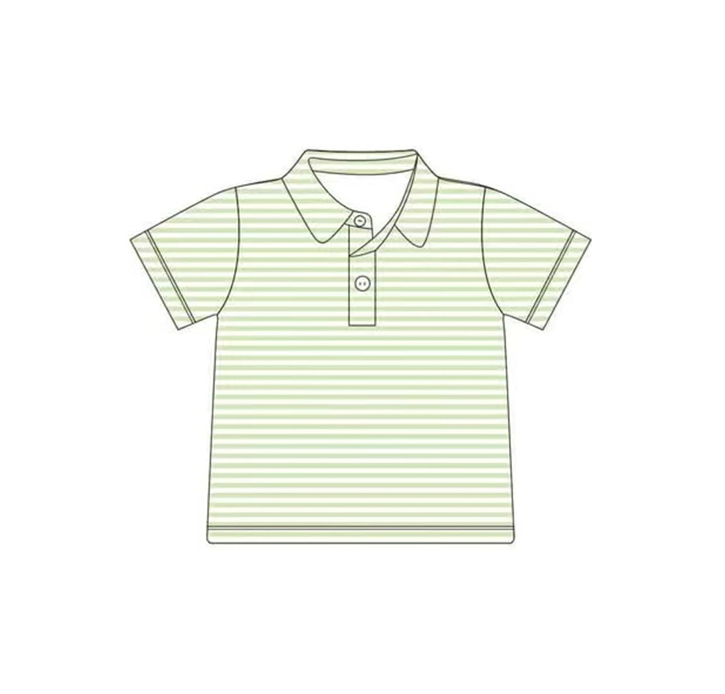 pre -order green stripe  print t-shirt BT1198