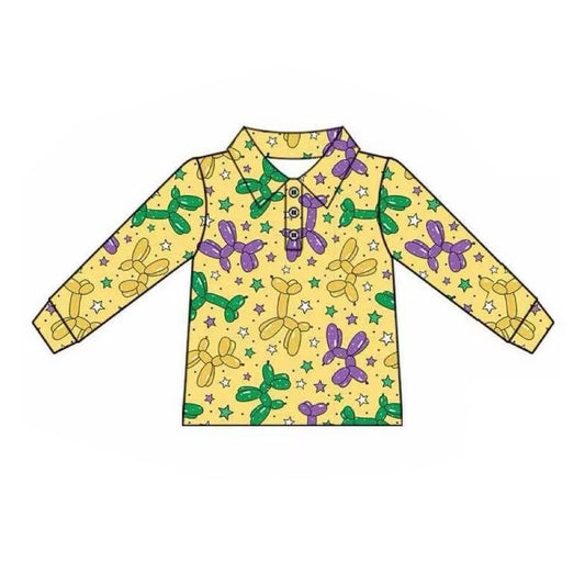 pre -order Yellow long Sleeve boy set BT1388