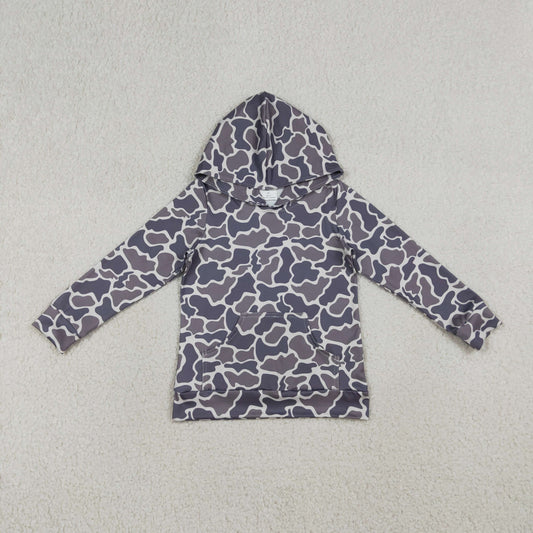 Camouflage print Long Sleeve Hoodies BT1572