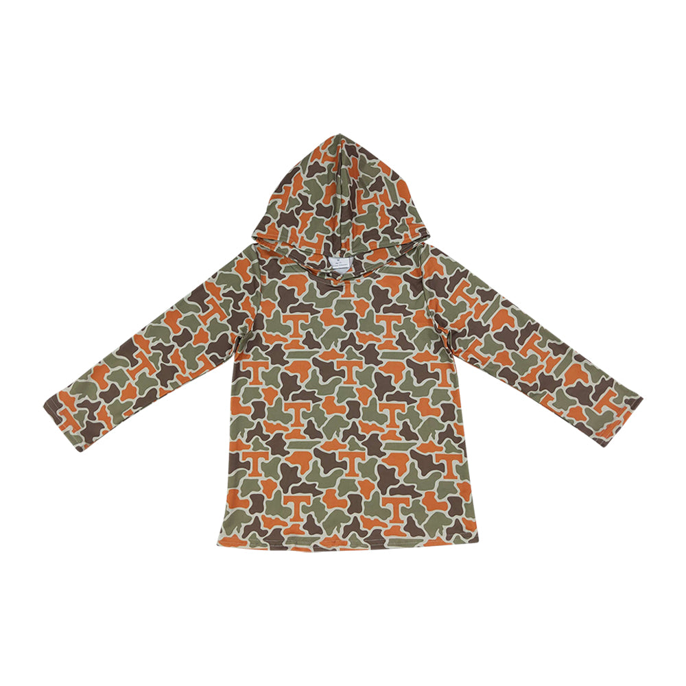 Camo print Long Sleeve Hoodies BT1856