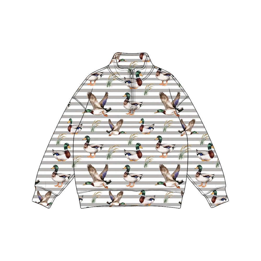 Preorder MOQ 5 pcs Each Clothes BLP1608 Mallard Ducks Print Boys Set
