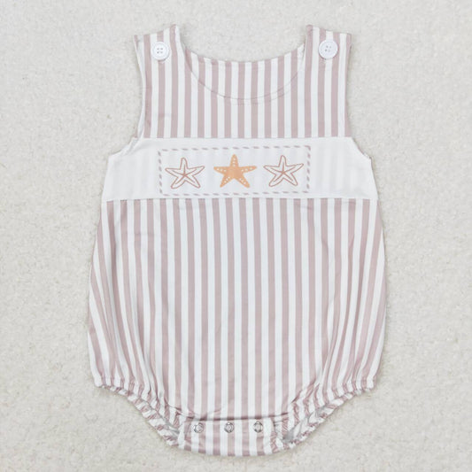 Striped starfish Baby Romper