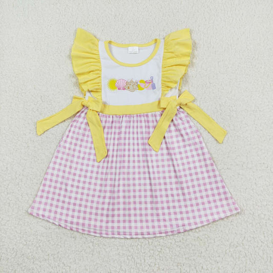 Beach shells print Girls Dress