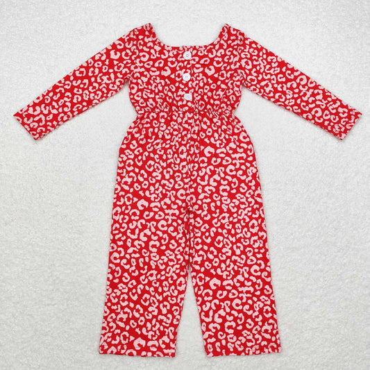 Leopard print Girls Jumpsuit