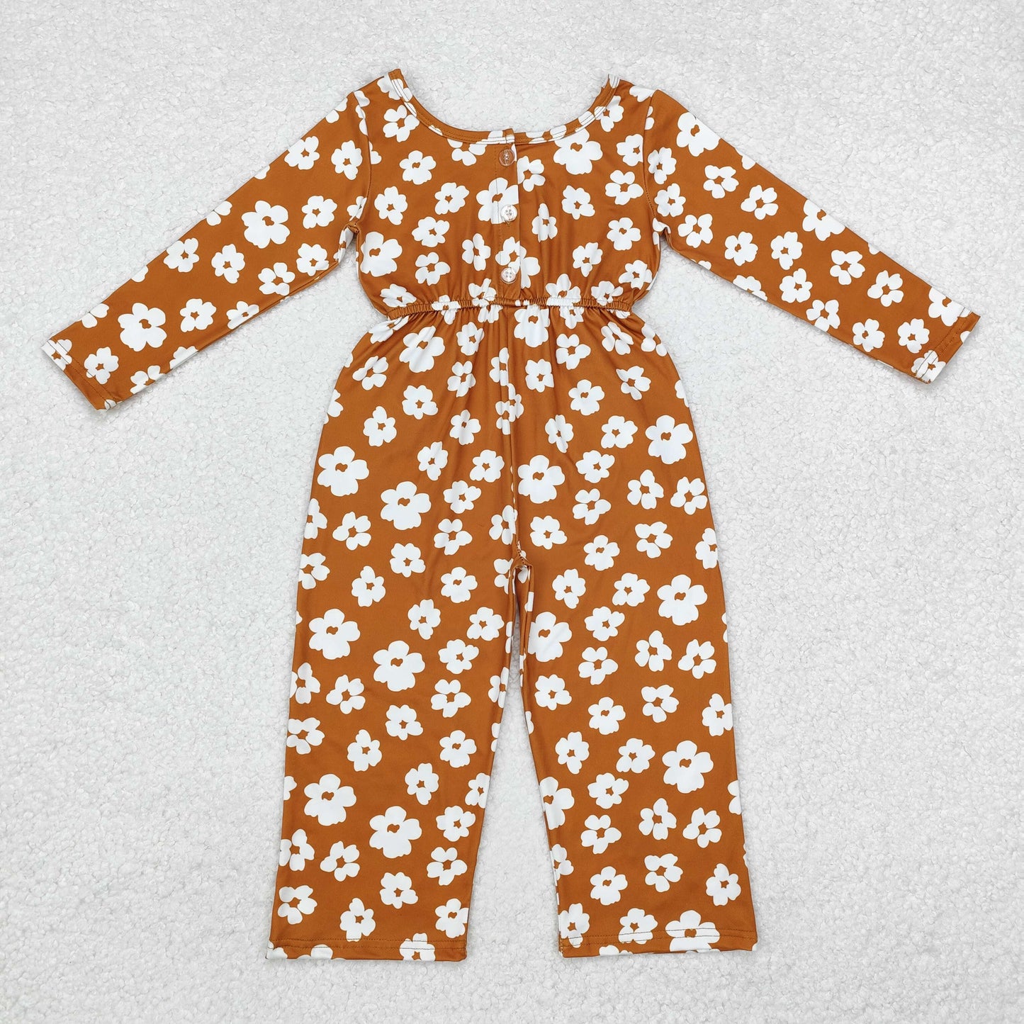 Brown flowers Jumpsuit