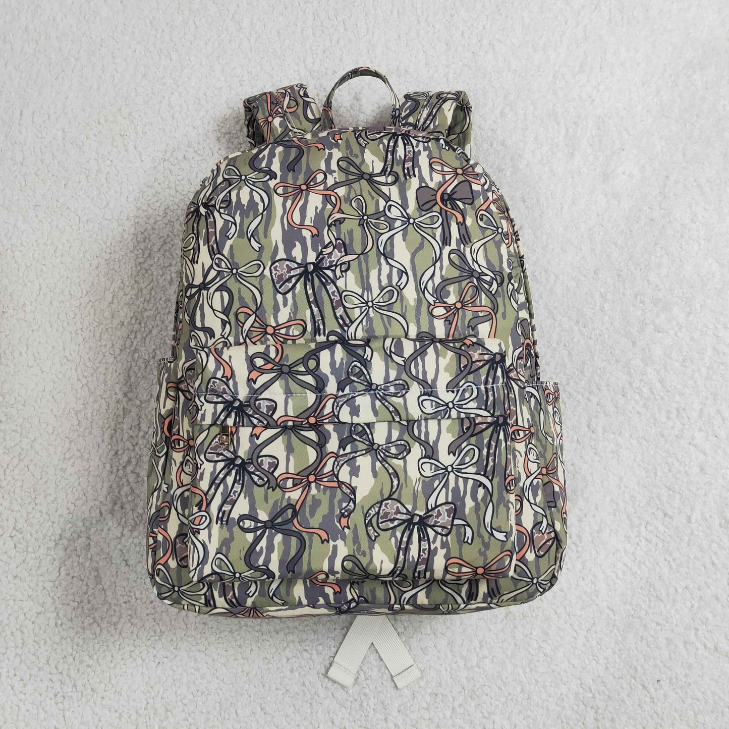 Camo Bow Cartoon BACKPACK BA0394