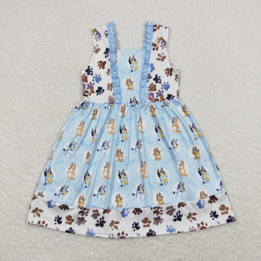 Cartoon dog Girls Dress