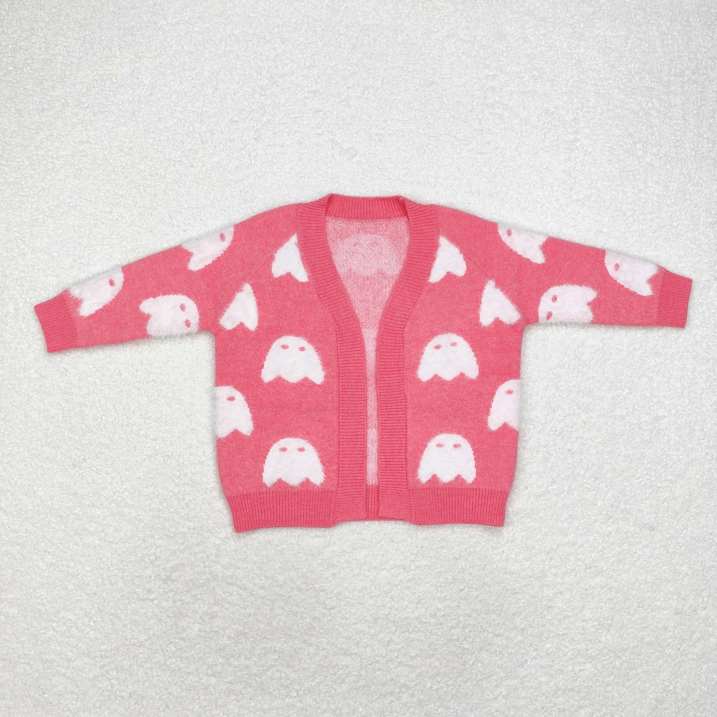 Halloween Ghost Print Sweater