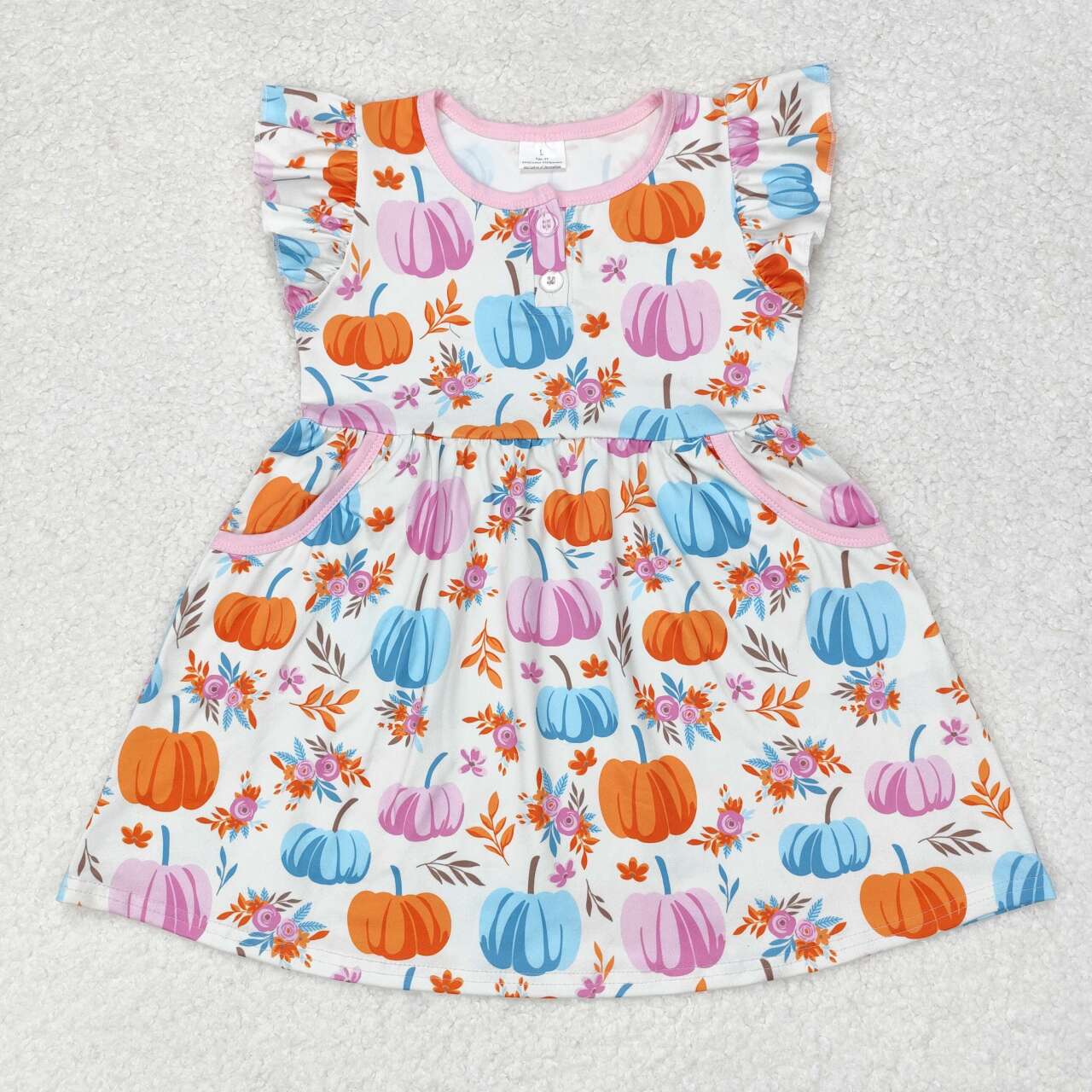 Halloween pumpkin Short Sleeve Skirt