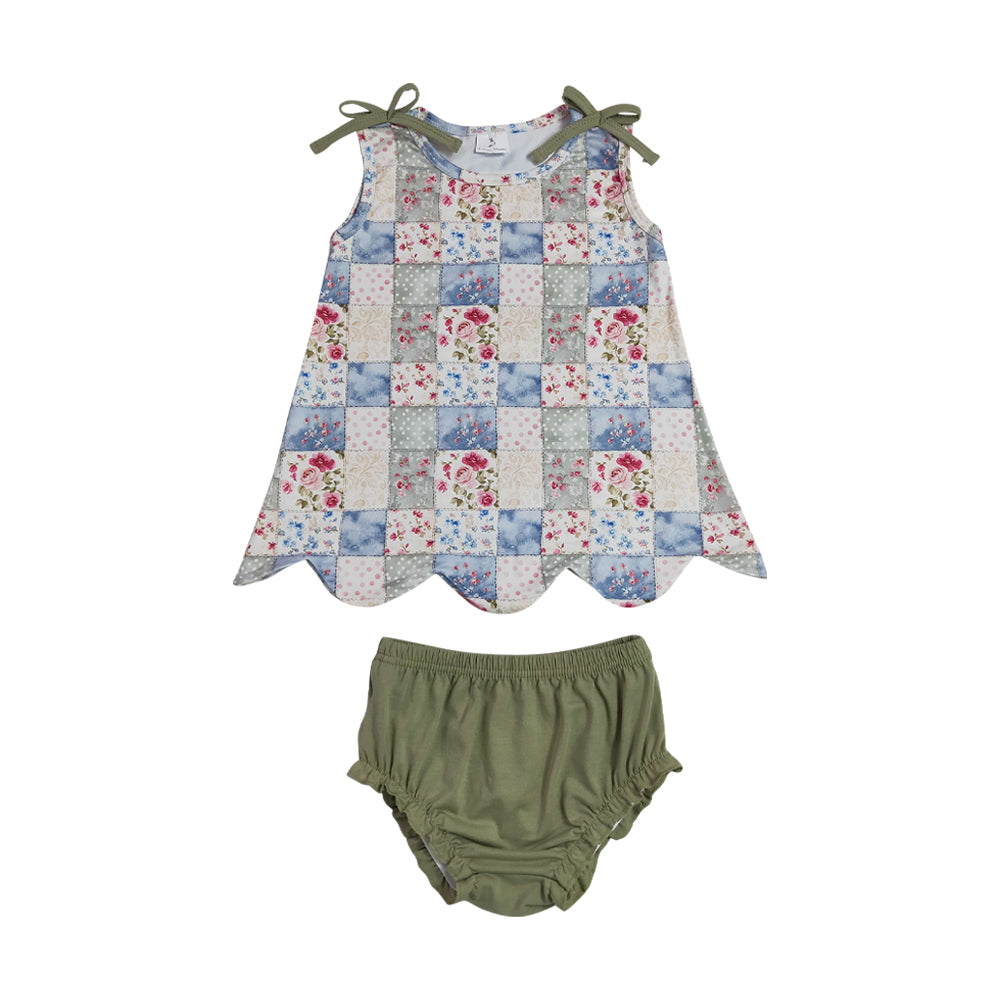flowers Girls ‘s bummie outfit GBO0511