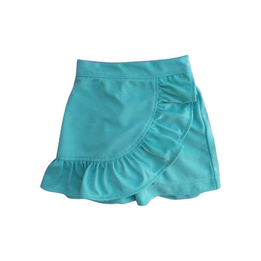 Pre-orde cyan floral lace SkirtGLK0060