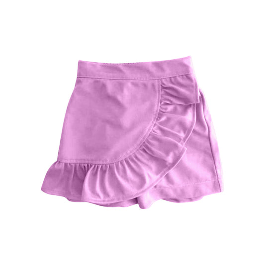 Pre-orde pink purple floral lace SkirtGLK0061