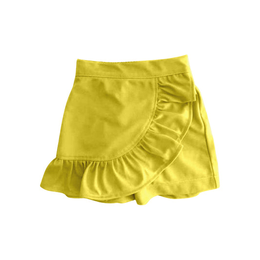 Pre-orde yellow floral lace SkirtGLK0063