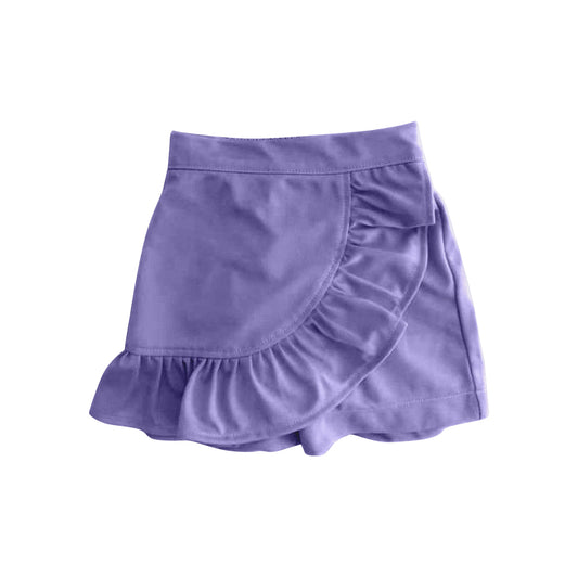 Pre-orde blue purple floral lace SkirtGLK0064