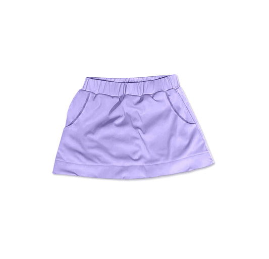 pre -order purple print Girls cotton Skirt GLK0067