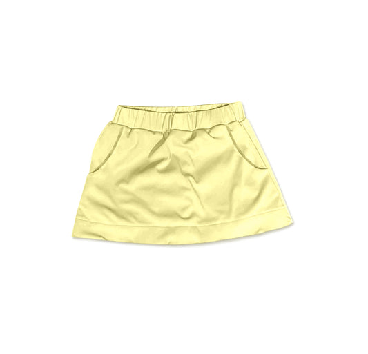 pre -order yellow print Girls cotton Skirt GLK0068