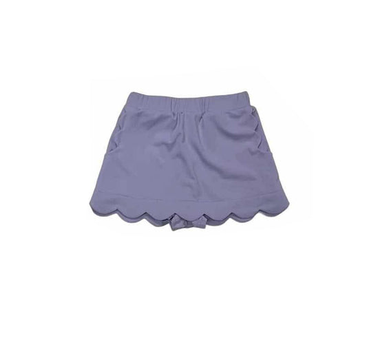 pre -order dark blue purple print Girls yoga Skirt GLK0073