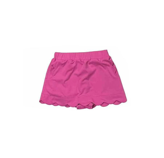 pre -order hot pink print Girls yoga Skirt GLK0074