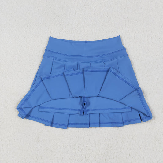 Blue solid Kids yoga Short GLK0084