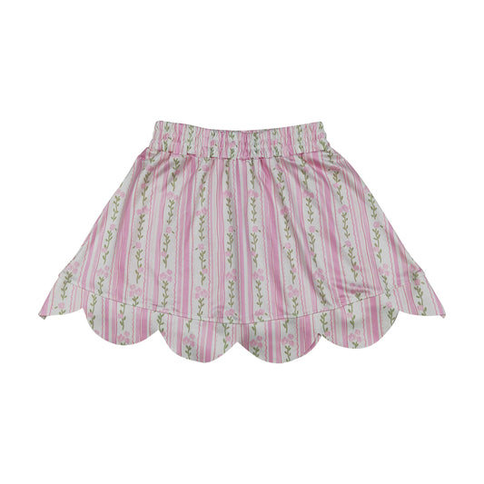 flower scalloped edges Girls Skirt GLK0238