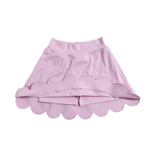Pink Scalloped Girls Skort GLK0268