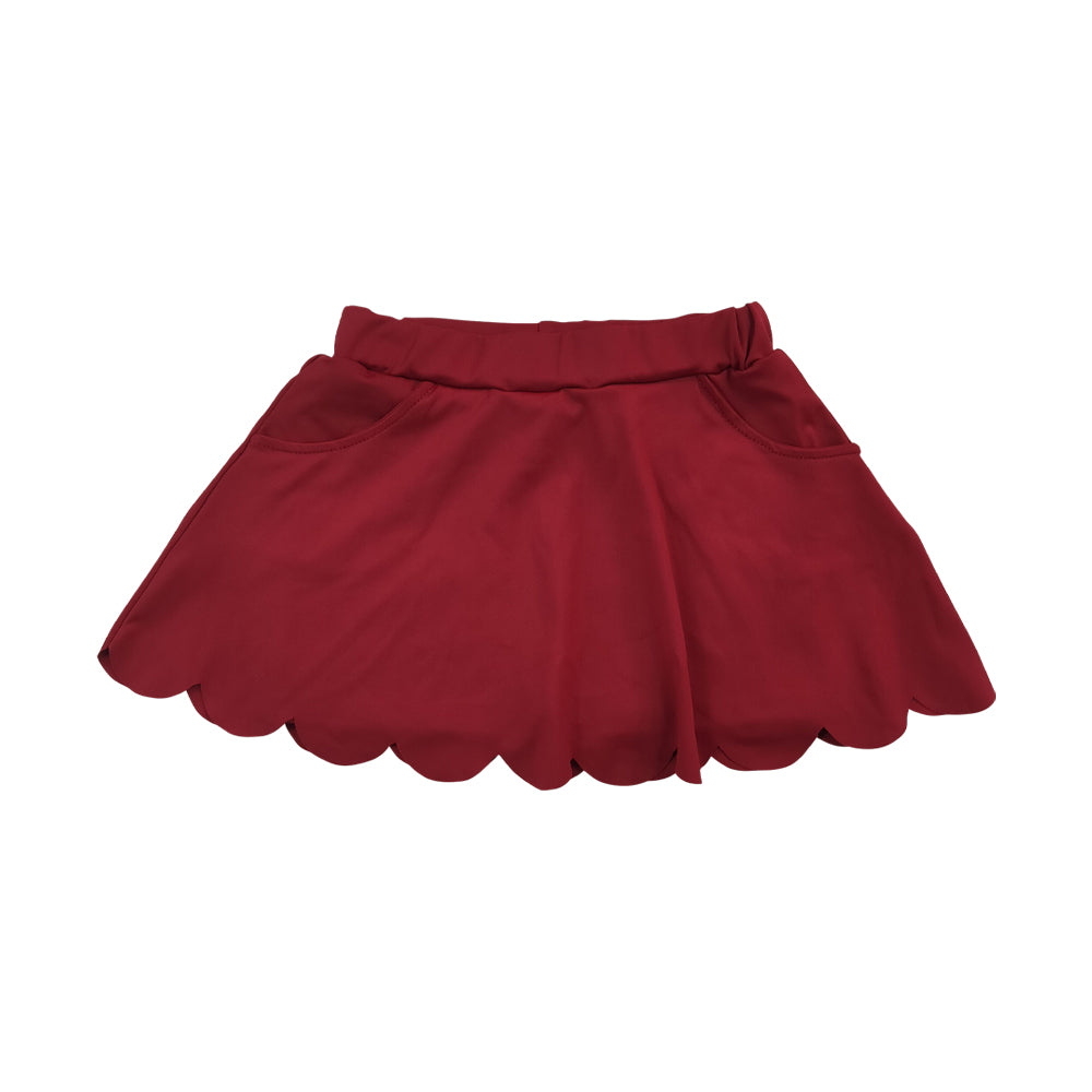 Red Tennis Girls Skorts GLK0304