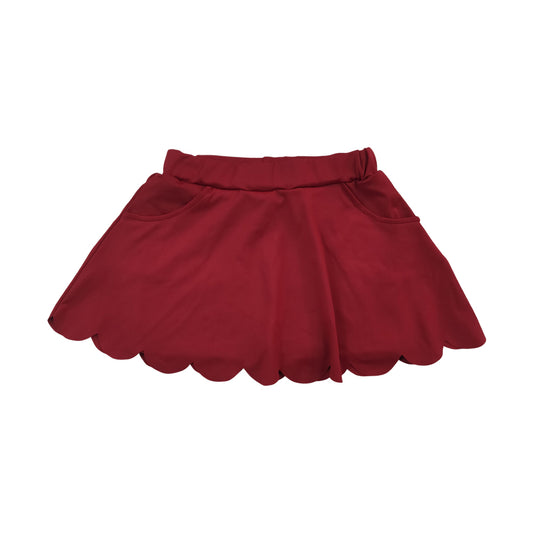 Red Tennis Girls Skorts GLK0304