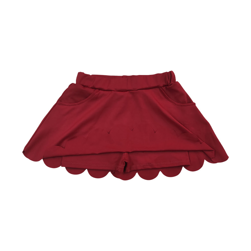 Red Tennis Girls Skorts GLK0304