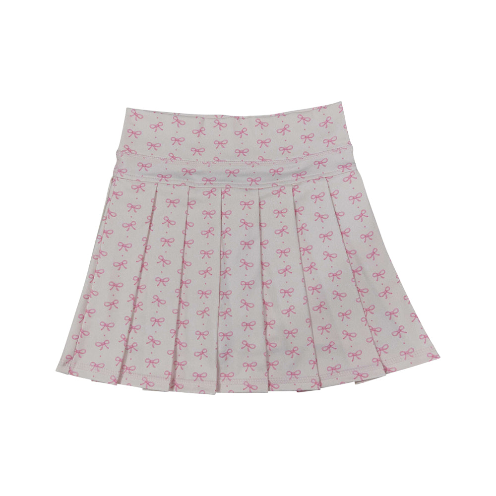 Pink Bow Tennis Girls Skorts GLK0305