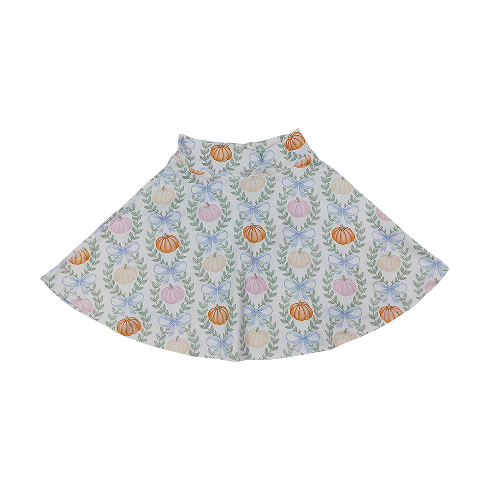 flowers pumpkin Tennis Girls Skorts GLK0317