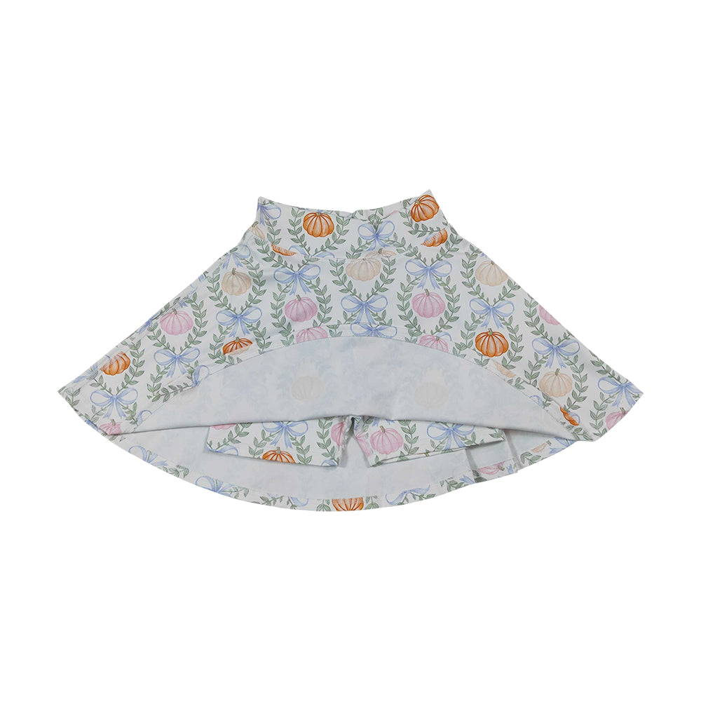 flowers pumpkin Tennis Girls Skorts GLK0317