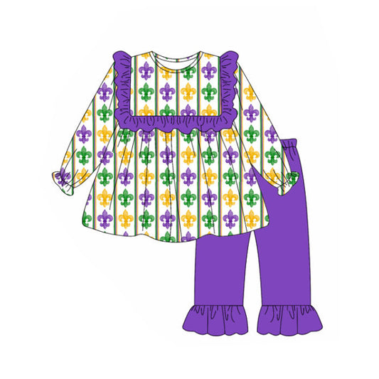 pre -order Purple long sleeve Girls Set GLP2922