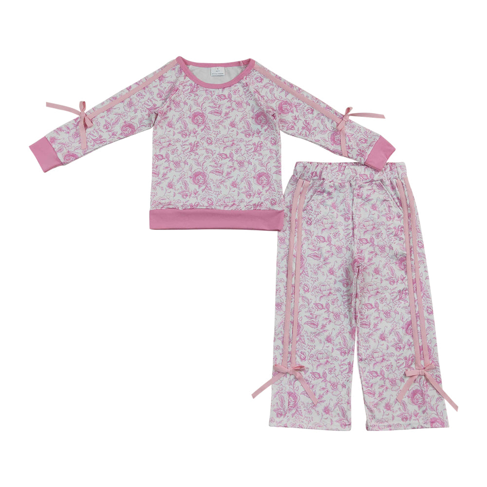 flowers Long Sleeve Girls Set GLP3366