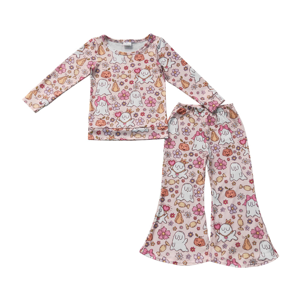 Halloween ghost Girls long sleeve set GLP3400