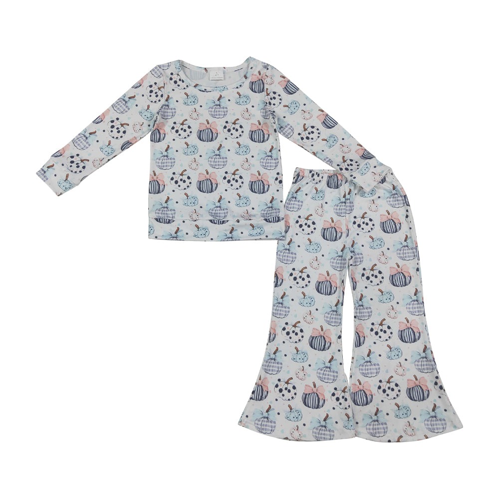Fall Pumpkin Girls long sleeve set GLP3403