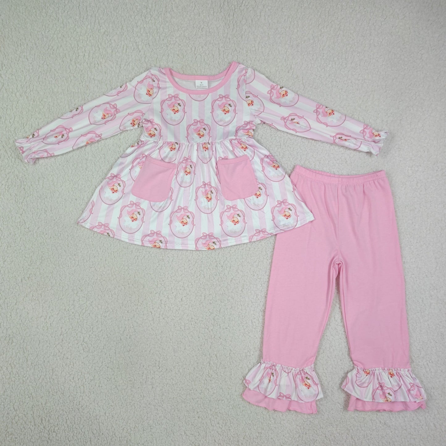Christmas Santa Kids Sibling Matching Clothes