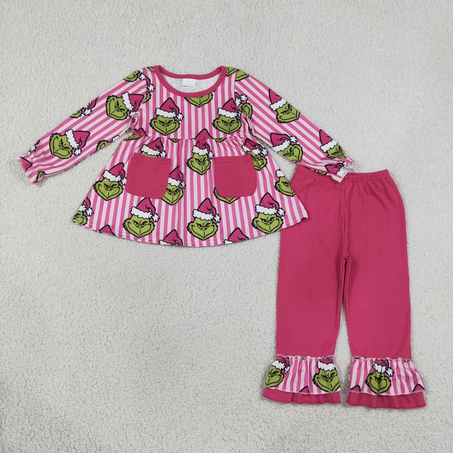 Christmas Santa Kids Sibling Matching Clothes