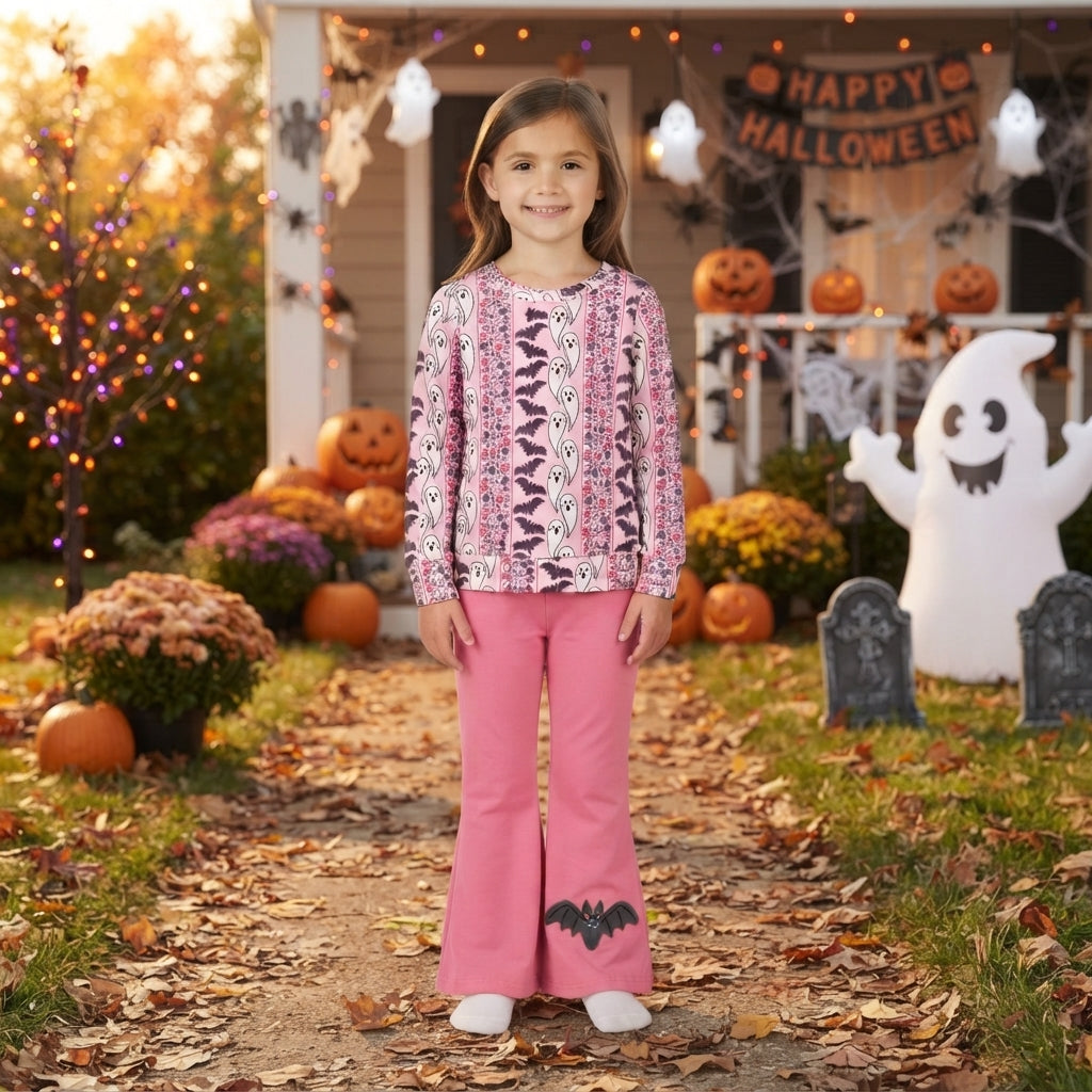 GLP3537 Halloween Bat Ghost Girls Set