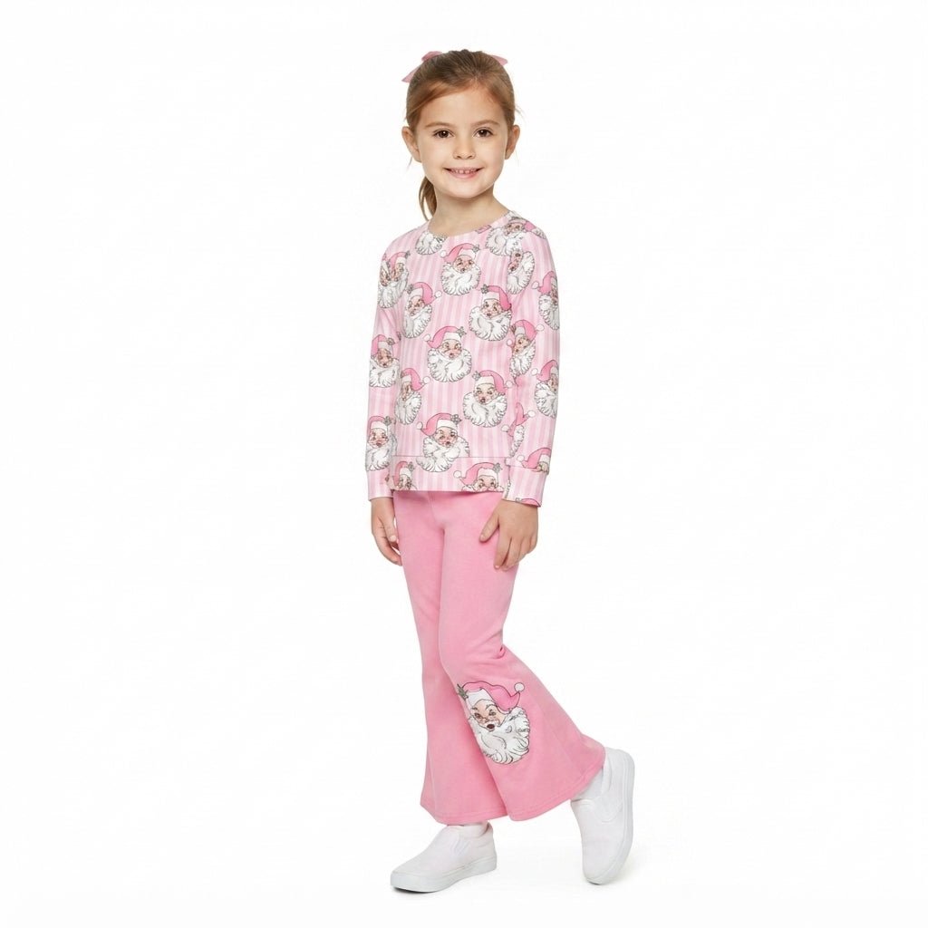 GLP3538 Christmas Ghost Pink Girls Set