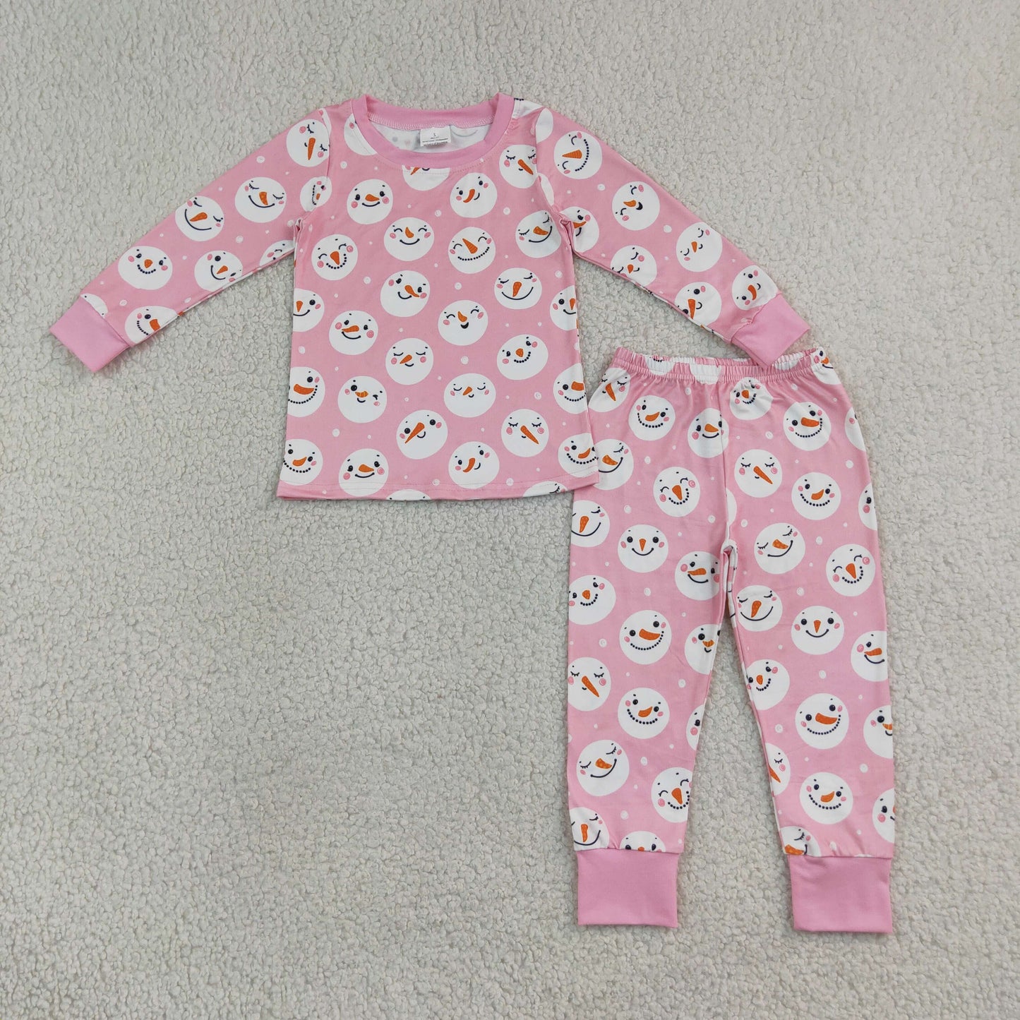 GLP3543 Christmas Snowman Girls Pajamas Outfits
