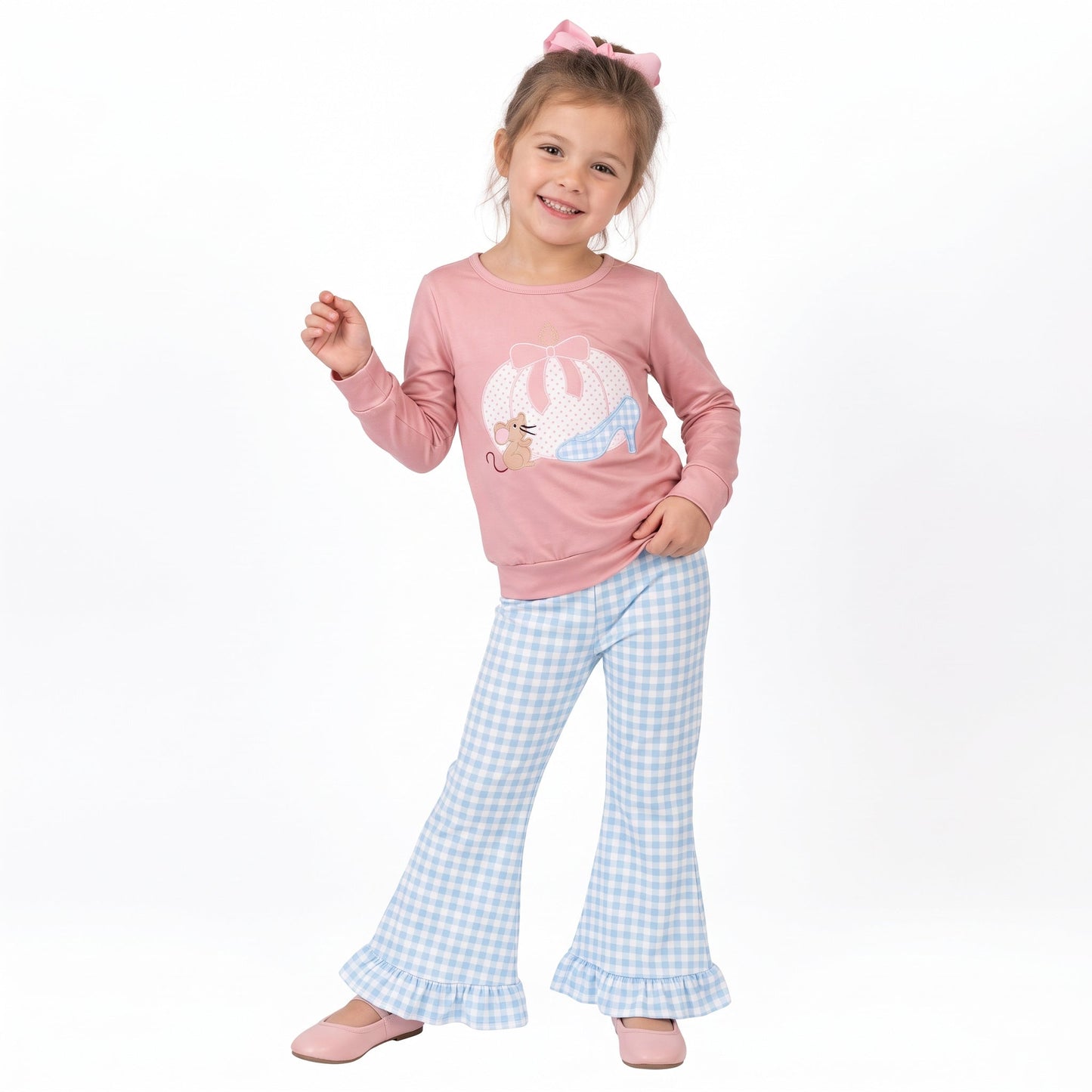 GLP3598 Fall Pumpkin Mouse High Heel Girls Set