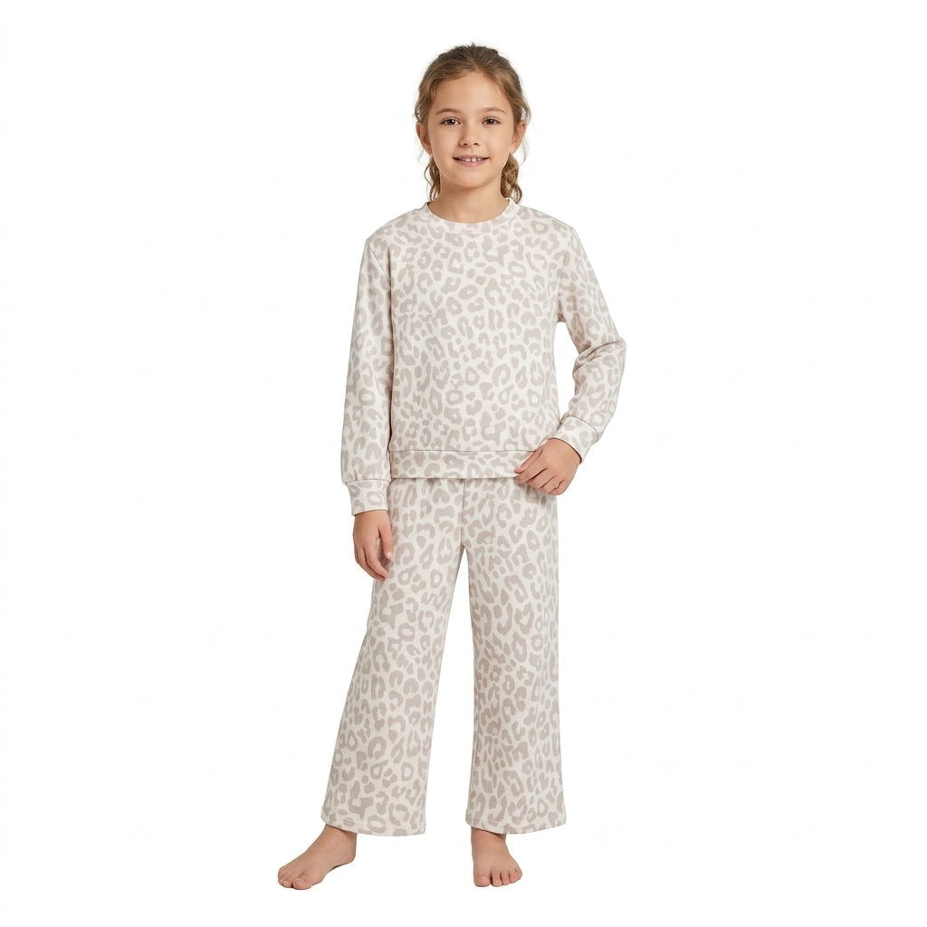 GLP3778 Light Color Leopard Girls Set