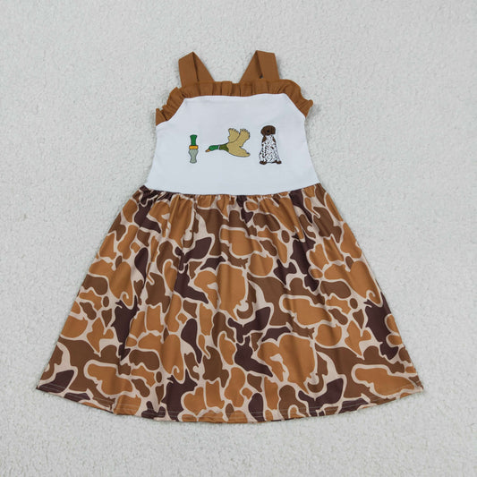 Camouflage Duck Girls dress GSD1518