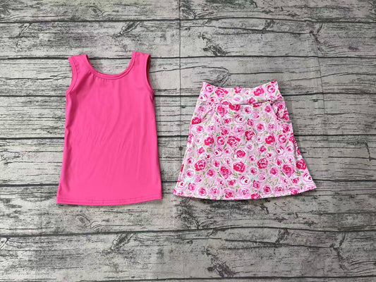 pre -order Pink pattern girls Summer set GSD1599