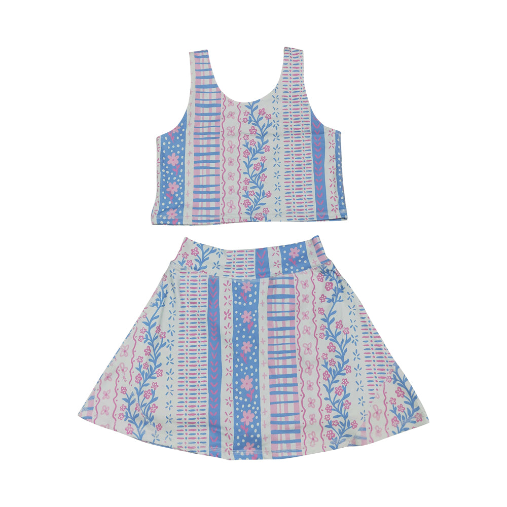 flower Dress Athletic Skort Outfits GSD1995