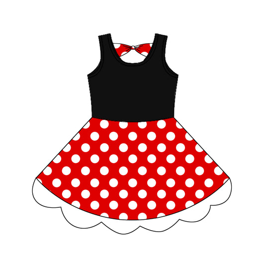 pre -order cartoon print girl dress GSD2037